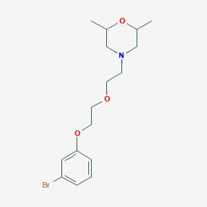 4-[2-[2-(3-Bromophenoxy)ethoxy]ethyl]-2,6-dimethylmorpholine