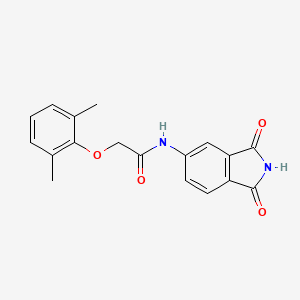 2-(2,6-dimethylphenoxy)-N-(1,3-dioxo-2,3-dihydro-1H-isoindol-5-yl)acetamide