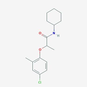 2-(4-chloro-2-methylphenoxy)-N-cyclohexylpropanamide