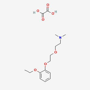 2-[2-(2-ethoxyphenoxy)ethoxy]-N,N-dimethylethanamine;oxalic acid