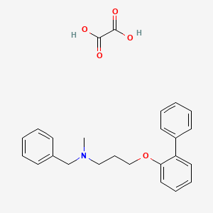 N-benzyl-3-(2-biphenylyloxy)-N-methyl-1-propanamine oxalate