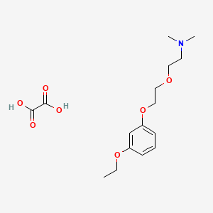 {2-[2-(3-ethoxyphenoxy)ethoxy]ethyl}dimethylamine oxalate