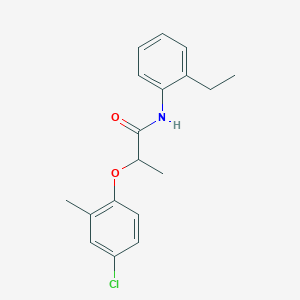 2-(4-chloro-2-methylphenoxy)-N-(2-ethylphenyl)propanamide