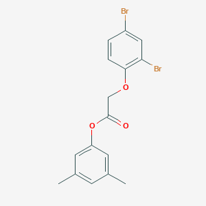 3,5-Dimethylphenyl (2,4-dibromophenoxy)acetate