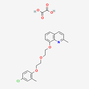 8-[2-[2-(4-Chloro-2-methylphenoxy)ethoxy]ethoxy]-2-methylquinoline;oxalic acid