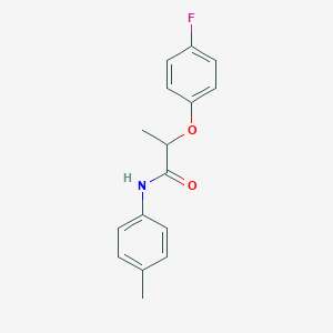 2-(4-fluorophenoxy)-N-(4-methylphenyl)propanamide