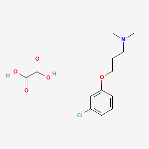 [3-(3-chlorophenoxy)propyl]dimethylamine oxalate