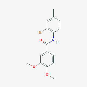N-(2-bromo-4-methylphenyl)-3,4-dimethoxybenzamide