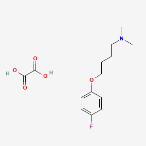 molecular formula C14H20FNO5 B4041512 [4-(4-fluorophenoxy)butyl]dimethylamine oxalate 