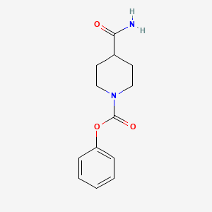 molecular formula C13H16N2O3 B4041520 Phenyl 4-carbamoylpiperidine-1-carboxylate CAS No. 923237-44-9