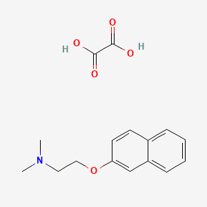 molecular formula C16H19NO5 B4041526 N,N-dimethyl-2-(2-naphthyloxy)ethanamine oxalate 