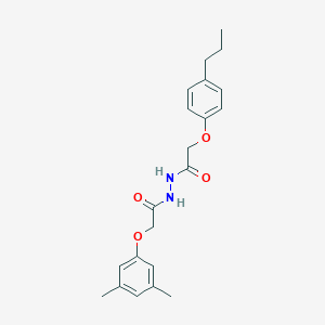 N'-[(3,5-dimethylphenoxy)acetyl]-2-(4-propylphenoxy)acetohydrazide