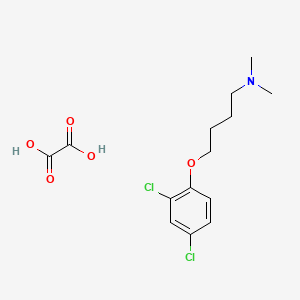 4-(2,4-dichlorophenoxy)-N,N-dimethylbutan-1-amine;oxalic acid