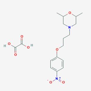 2,6-dimethyl-4-[3-(4-nitrophenoxy)propyl]morpholine oxalate