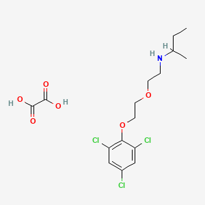 oxalic acid;N-[2-[2-(2,4,6-trichlorophenoxy)ethoxy]ethyl]butan-2-amine