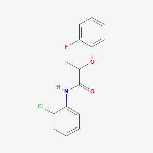 N-(2-chlorophenyl)-2-(2-fluorophenoxy)propanamide