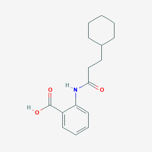 2-[(3-cyclohexylpropanoyl)amino]benzoic acid