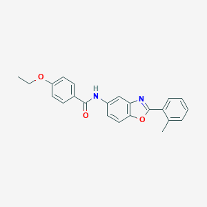 molecular formula C23H20N2O3 B404180 4-ethoxy-N-[2-(2-methylphenyl)-1,3-benzoxazol-5-yl]benzamide 