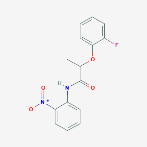 2-(2-fluorophenoxy)-N-(2-nitrophenyl)propanamide