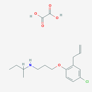 N-[3-(2-allyl-4-chlorophenoxy)propyl]-2-butanamine oxalate