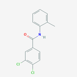 molecular formula C14H11Cl2NO B404185 3,4-dichloro-N-(2-methylphenyl)benzamide 