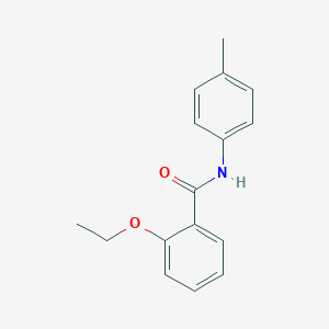 molecular formula C16H17NO2 B404186 2-ethoxy-N-(4-methylphenyl)benzamide CAS No. 303991-49-3
