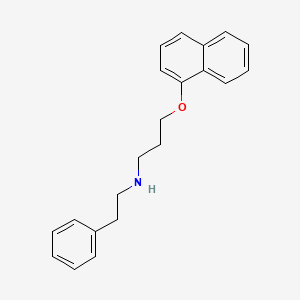 molecular formula C21H23NO B4041918 3-(1-萘氧基)-N-(2-苯乙基)-1-丙胺 