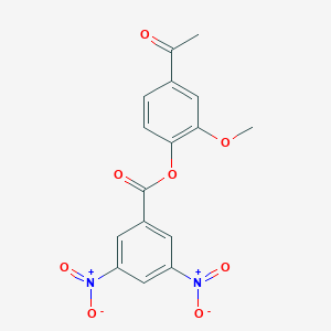 (4-Acetyl-2-methoxyphenyl) 3,5-dinitrobenzoate