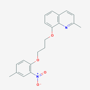 2-methyl-8-[3-(4-methyl-2-nitrophenoxy)propoxy]quinoline