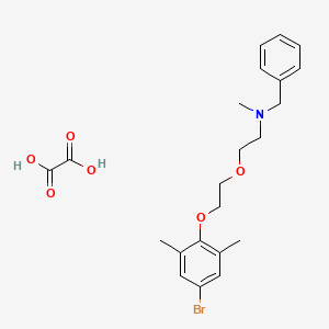 N-benzyl-2-[2-(4-bromo-2,6-dimethylphenoxy)ethoxy]-N-methylethanamine;oxalic acid