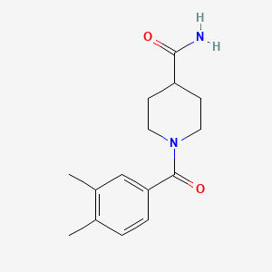 molecular formula C15H20N2O2 B4042021 1-[(3,4-Dimethylphenyl)carbonyl]piperidine-4-carboxamide 