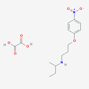 N-[3-(4-nitrophenoxy)propyl]-2-butanamine oxalate