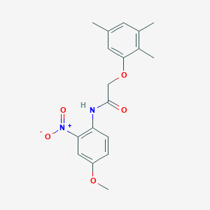 N-(4-methoxy-2-nitrophenyl)-2-(2,3,5-trimethylphenoxy)acetamide