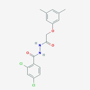 2,4-dichloro-N'-[(3,5-dimethylphenoxy)acetyl]benzohydrazide