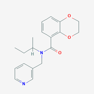 N-(sec-butyl)-N-(pyridin-3-ylmethyl)-2,3-dihydro-1,4-benzodioxine-5-carboxamide