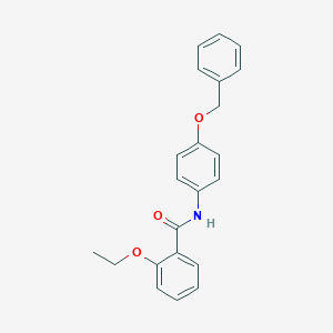 molecular formula C22H21NO3 B404213 N-[4-(benzyloxy)phenyl]-2-ethoxybenzamide 