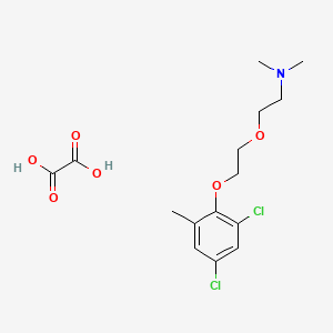 molecular formula C15H21Cl2NO6 B4042146 {2-[2-(2,4-二氯-6-甲基苯氧基)乙氧基]乙基}二甲胺草酸盐 