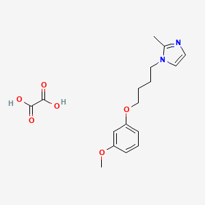 1-[4-(3-Methoxyphenoxy)butyl]-2-methylimidazole;oxalic acid