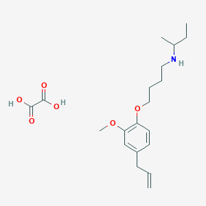 [4-(4-allyl-2-methoxyphenoxy)butyl]sec-butylamine oxalate