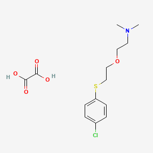 (2-{2-[(4-chlorophenyl)thio]ethoxy}ethyl)dimethylamine oxalate