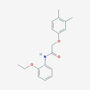 molecular formula C18H21NO3 B404226 2-(3,4-dimethylphenoxy)-N-(2-ethoxyphenyl)acetamide 