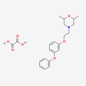 2,6-dimethyl-4-[2-(3-phenoxyphenoxy)ethyl]morpholine oxalate