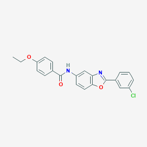 N-[2-(3-chlorophenyl)-1,3-benzoxazol-5-yl]-4-ethoxybenzamide
