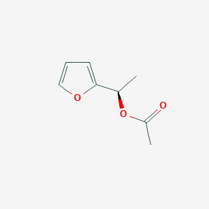 molecular formula C8H10O3 B040423 (R)-(-)-1-(2-Furyl)ethyl acetate CAS No. 113471-32-2