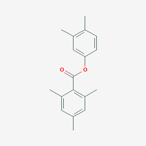 molecular formula C18H20O2 B404238 3,4-Dimethylphenyl 2,4,6-trimethylbenzoate 