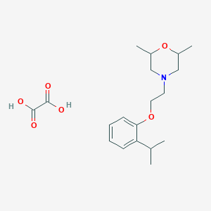 4-[2-(2-isopropylphenoxy)ethyl]-2,6-dimethylmorpholine oxalate