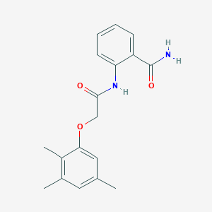 2-{[(2,3,5-trimethylphenoxy)acetyl]amino}benzamide