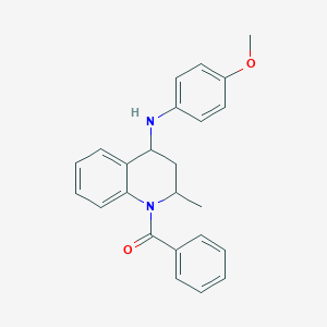 [4-(4-methoxyanilino)-2-methyl-3,4-dihydro-2H-quinolin-1-yl]-phenylmethanone