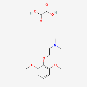 molecular formula C14H21NO7 B4042482 [2-(2,6-dimethoxyphenoxy)ethyl]dimethylamine oxalate 