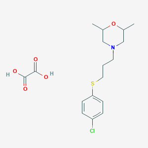 4-{3-[(4-chlorophenyl)thio]propyl}-2,6-dimethylmorpholine oxalate